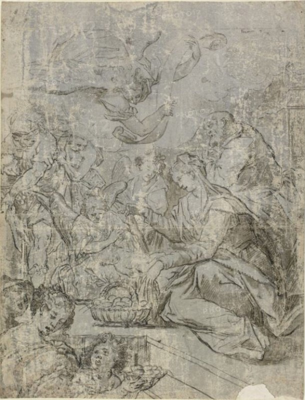 Nativity, n.d. Attributed to Matteo Rosselli.