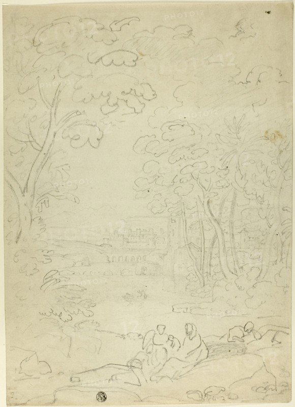 Rest on the Flight into Egypt, n.d. Attributed to Richard Wilson or after Claude Lorrain.