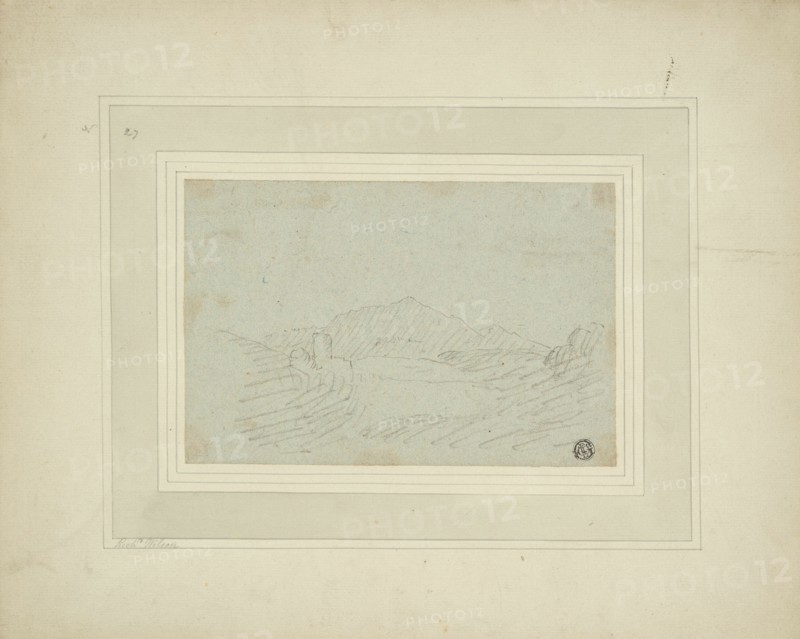 Ruins in a Mountainous Country, n.d. Attributed to Richard Wilson.