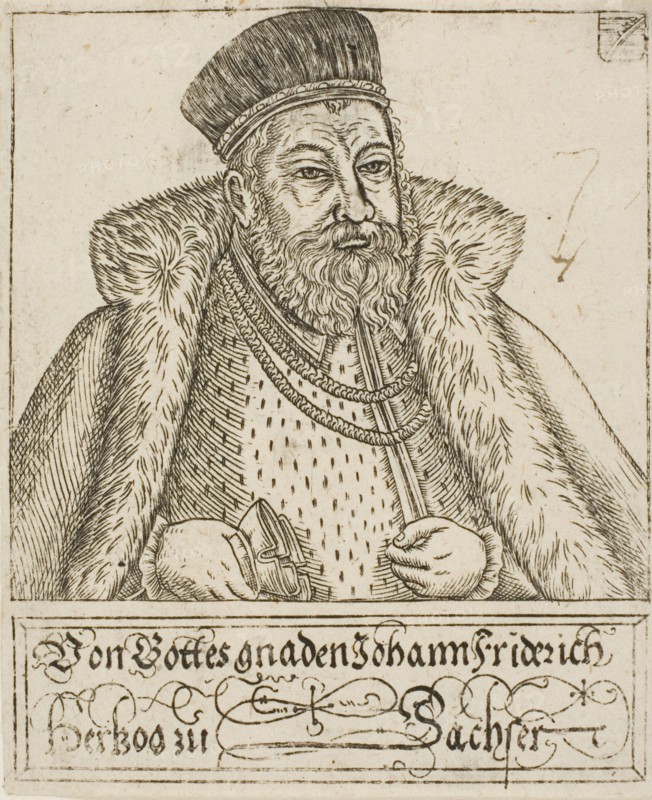 Johann Friedrich, from Saxon Dukes and Electors, 1560/1621.