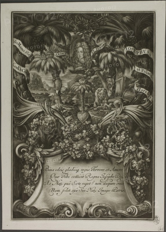 Portrait of Joseph I, 1701. Creator: Elias Christoph Heiss.
