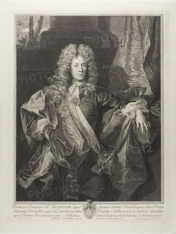 Portrait of Henning Meyercron, 1693.