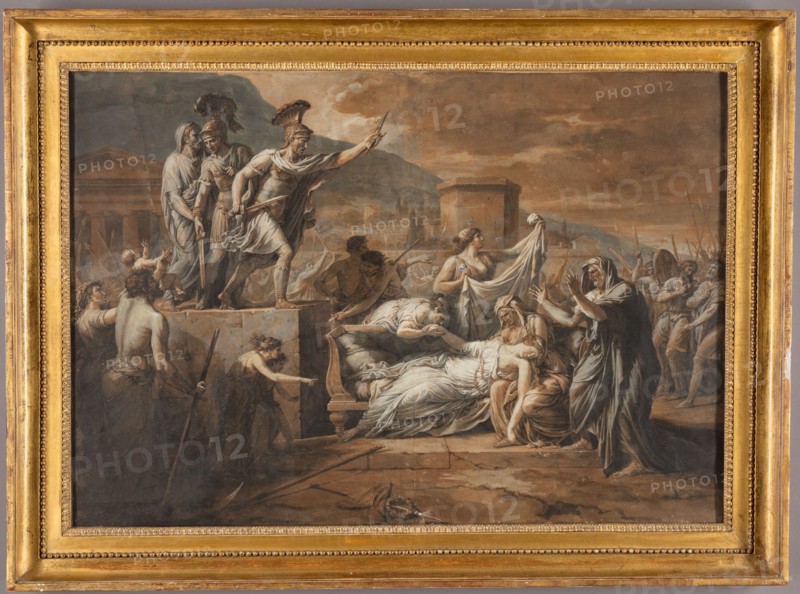 Horatius Slaying his Sister Camilla after the Defeat of the Curiatii, c. 1790.