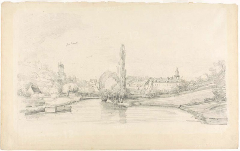 Canal Scene Near Brussels, 1870/73.