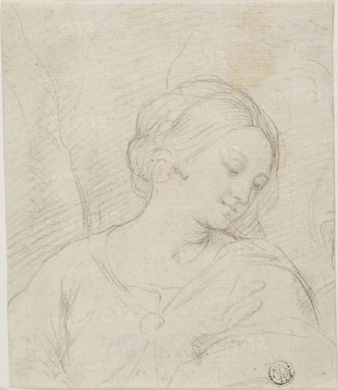 Half-Length View of Madonna, n.d. Follower of Carlo Maratti.