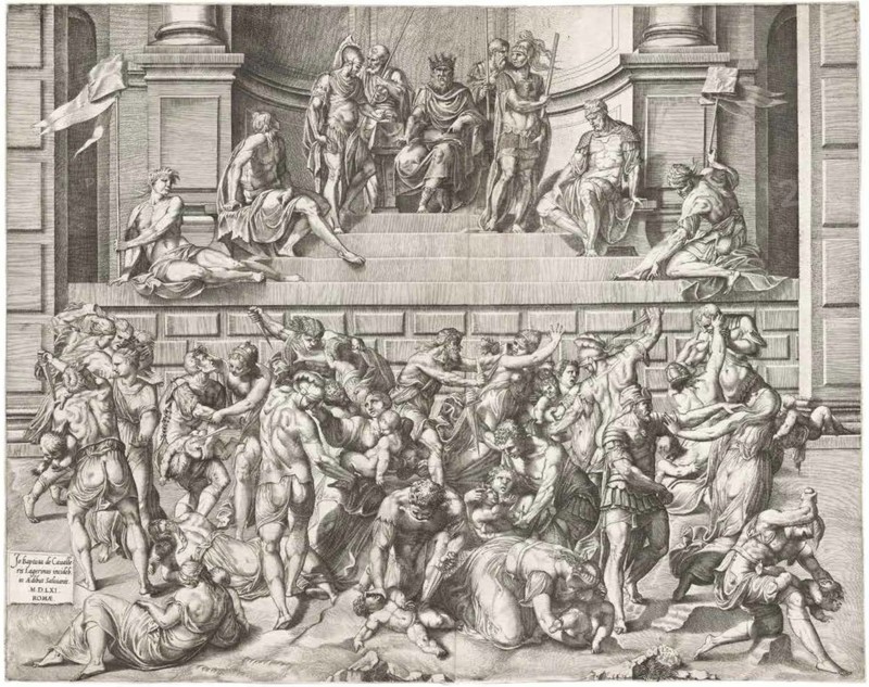 The Massacre of the Innocents, 1561. Creator: Giovanni Battista Cavalieri.