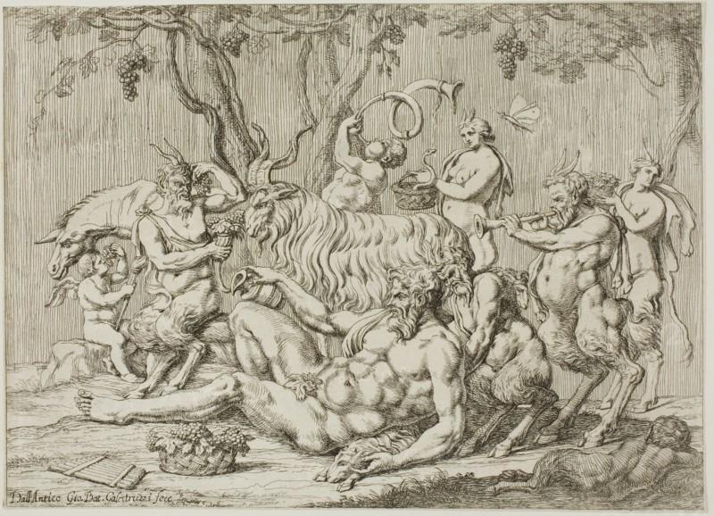 Silenus Reclining with Goats and Satyrs, n.d.