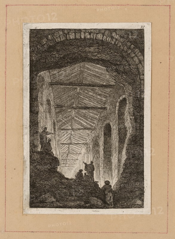 Plate Ten from Evenings in Rome, 1763/64. Antique Gallery.
