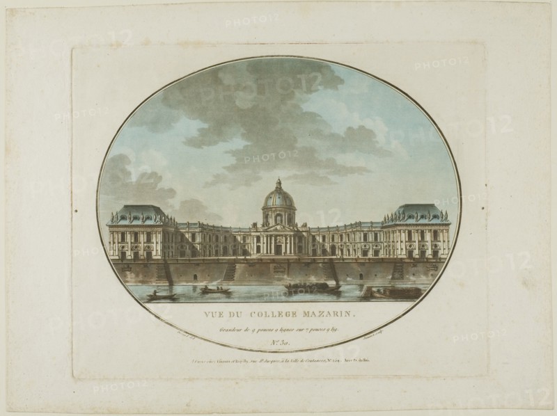 View of Mazarin College, n.d. Creator: Jean Francois Janinet.
