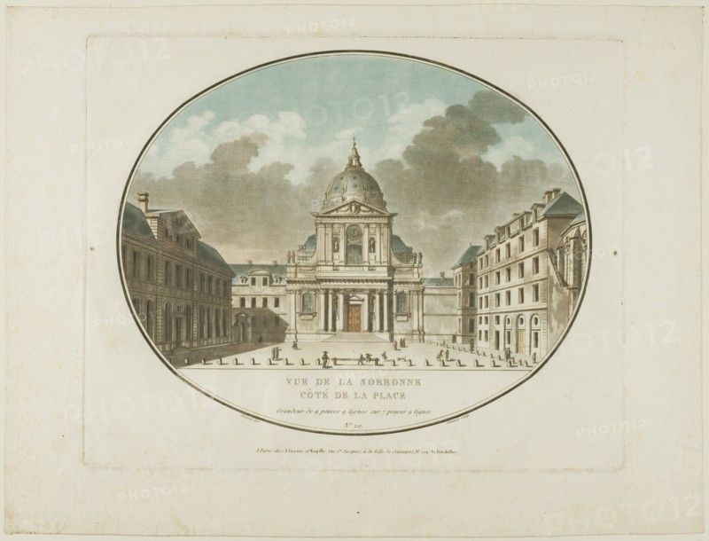 View of the Sorbonne, n.d. Creator: Jean Francois Janinet.