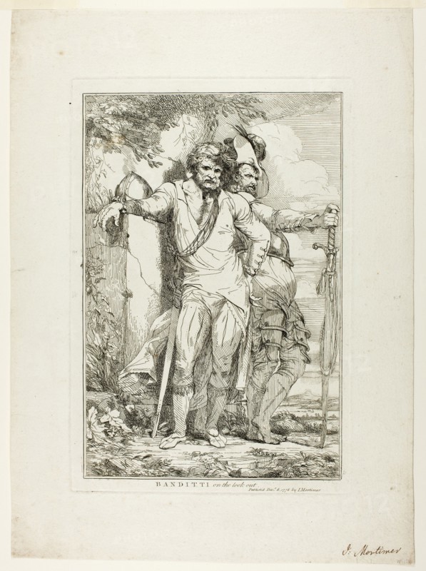 Banditti on the Lookout, 1778.