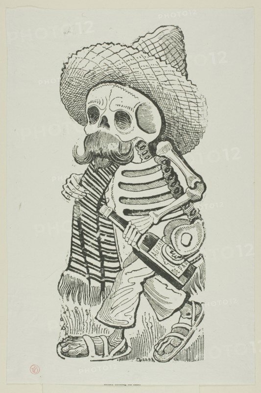 Calavera of Francisco Madero, from Calavera Maderista, printed 1944.