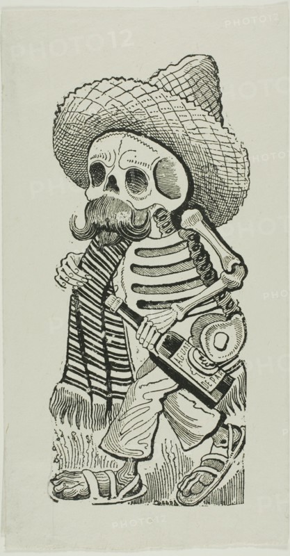 Calavera of Francisco Madero, from Calavera Maderista, printed 1944.