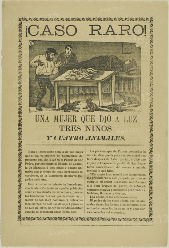 A Woman Who Gave Birth to Three Children and Four Animals, n.d.