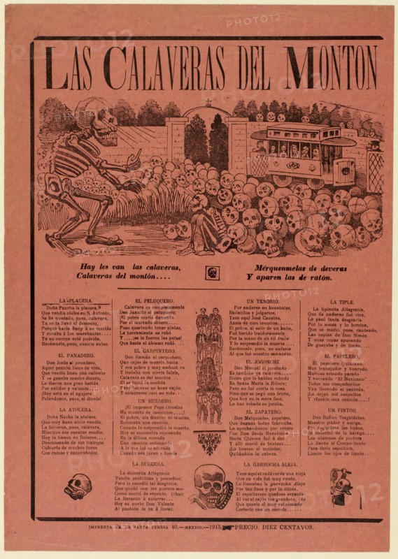 Calavera of the Masses, 1915.