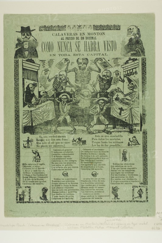 Calaveras in Abundance at a Fraction of the Price, as Never Before Seen in this whole capital, 1903.