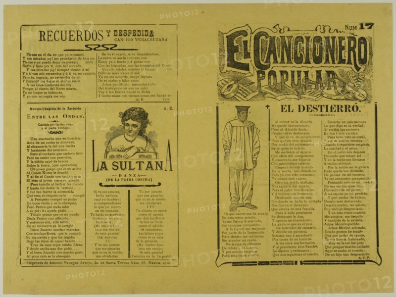 El cancionero popular, num. 17 (The Popular Songbook, No. 17), n.d.