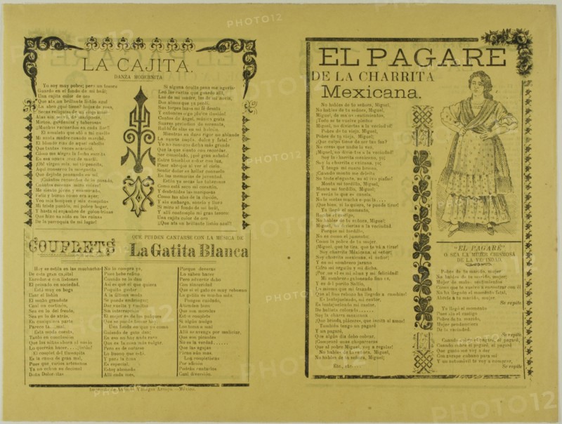 El pagare de la charrita mexicana (The Promissory Note of La Charrita Mexicana), n.d.