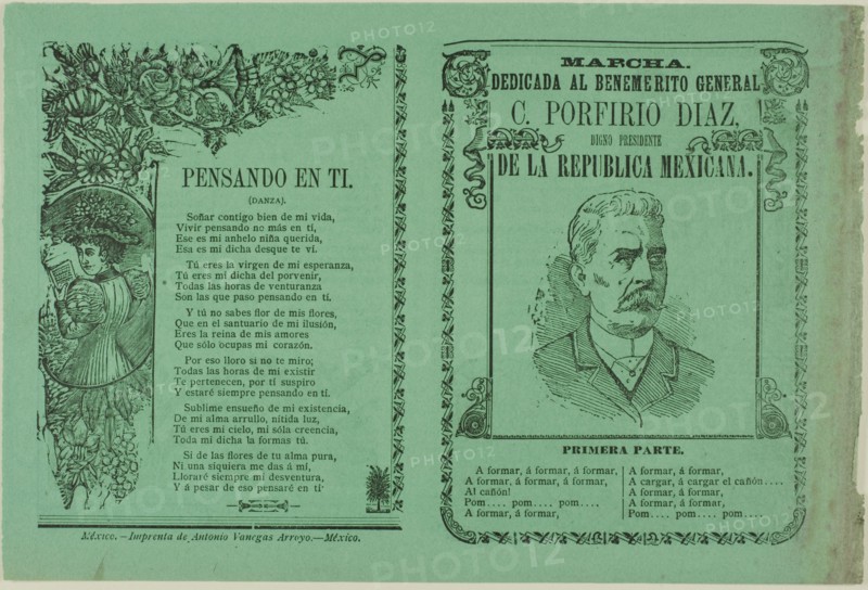 March Dedicated to General C. Porfirio Diaz, n.d.