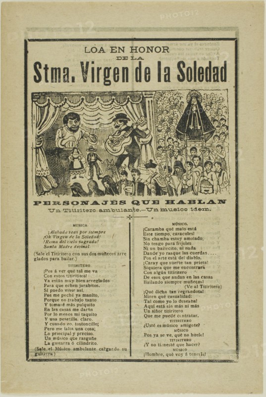 Most Holy Virgin of Solitude, published 1903.
