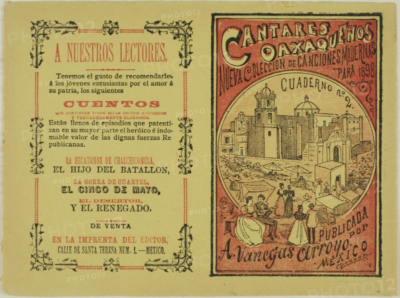Oaxacan Songs, 1898.