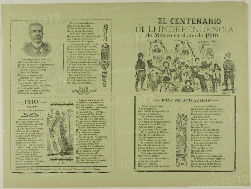 The Centennial of Mexico's Independence in the Year 1910, n.d.