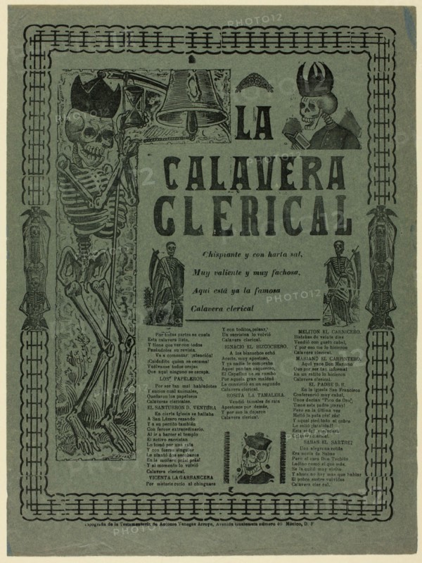 The Priestly Calavera, n.d.
