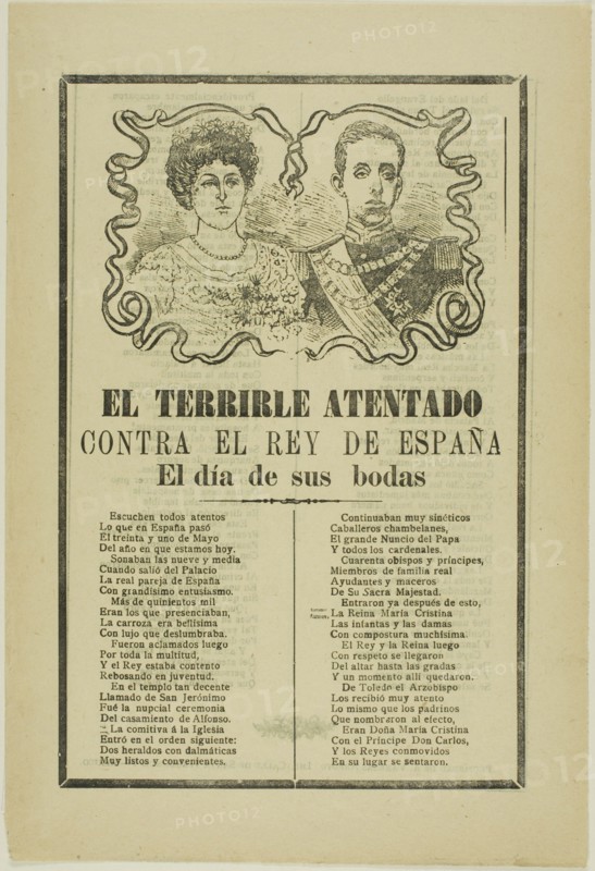 The Terrible Attempt Against the King of Spain, n.d.