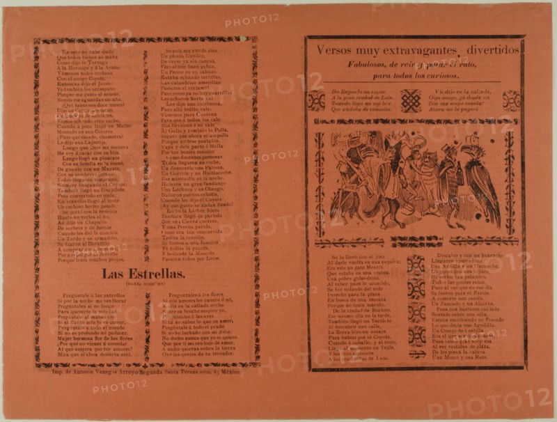 Versos muy extravagantes (Very Extravagant Verses), n.d.