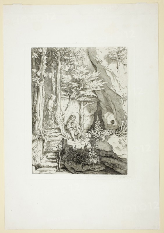 A Musician with a Hermit, n.d.