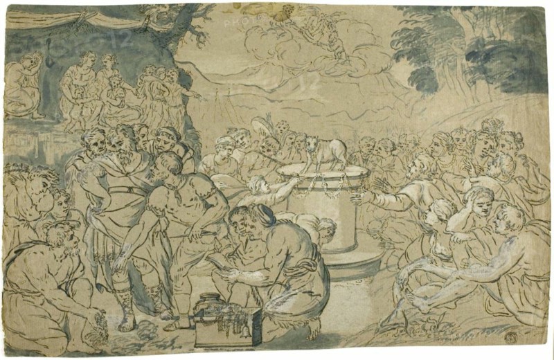 Worship of the Golden Calf, n.d. Possibly after Antonio Zannoni.