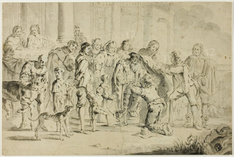 The Prodigal Son, n.d. Possibly after Gerard Hoet or Karel van Mander.