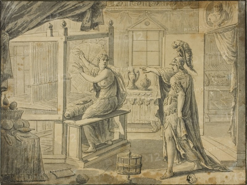 Arachne Being Turned into a Spider by Minerva, n.d. Creator: Unknown.