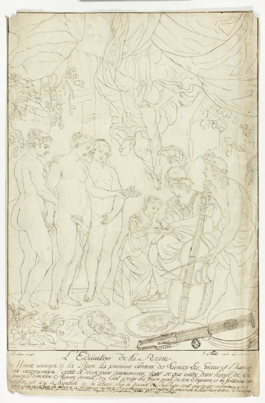 Education of Marie de Medicis, 1700-1799. Creator: Unknown.