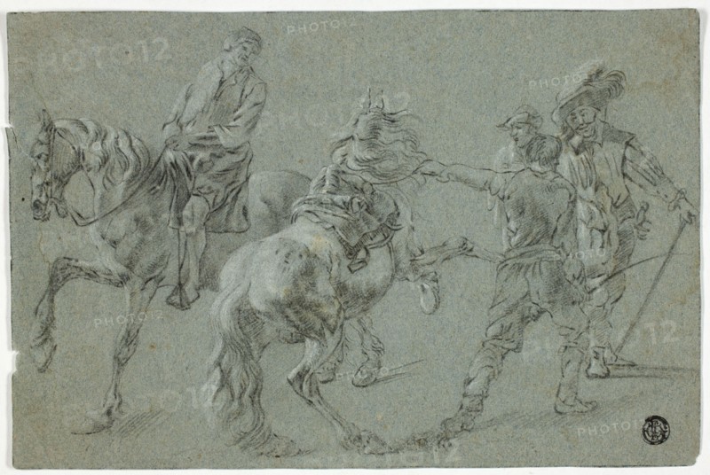 Riding School, n.d. Possibly after Pieter van Laer.