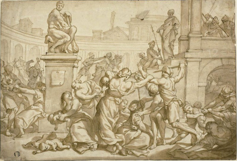 Massacre of the Innocents, n.d. Studio of Domenico Piola.