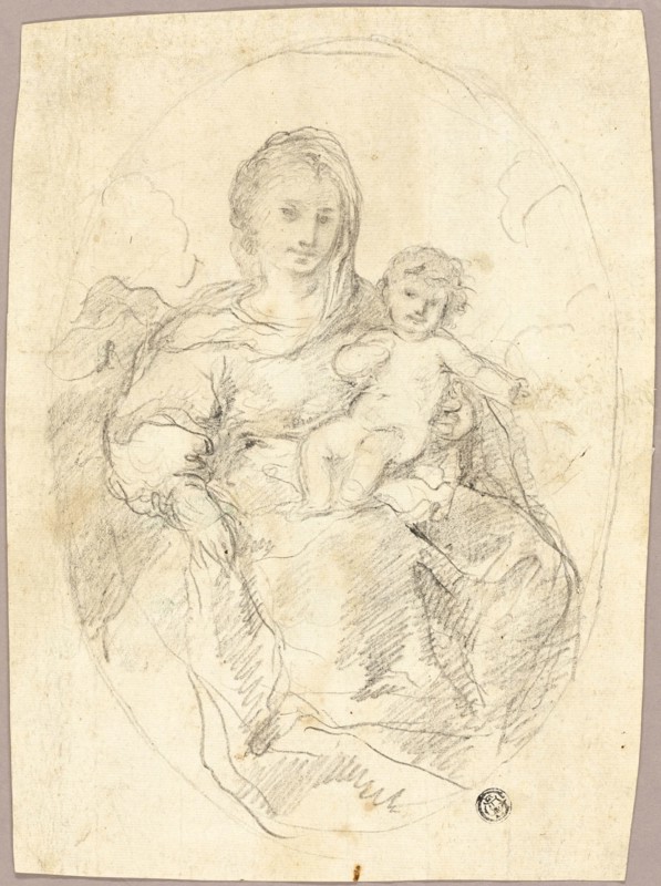 Madonna and Child, n.d. Style of Carlo Maratti.