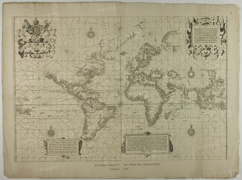 Richard Hakluyt, the Principal Navigations, London, 1599, reprinted 1889. Creator: Unknown.
