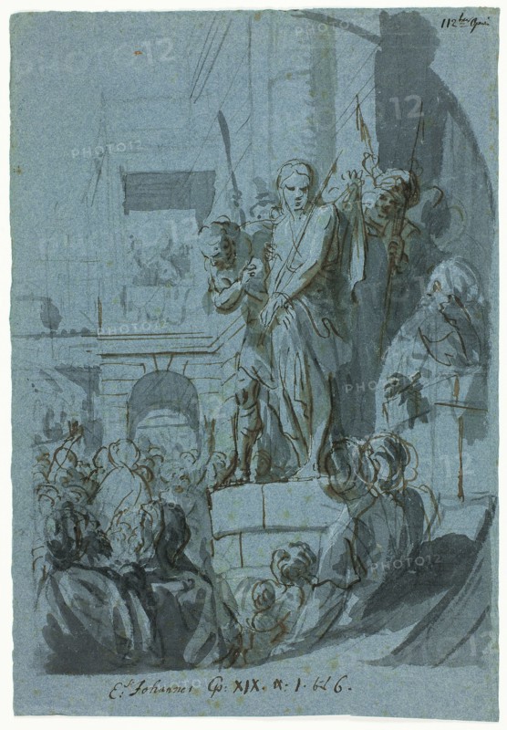 Ecce Homo, n.d. Jesus and Pilate.