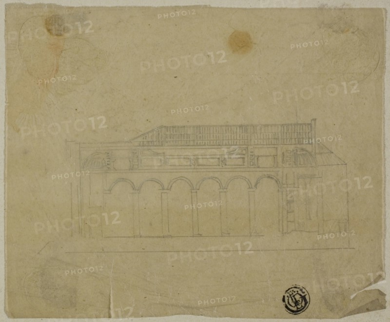 Cross-Section of Basilica, n.d.