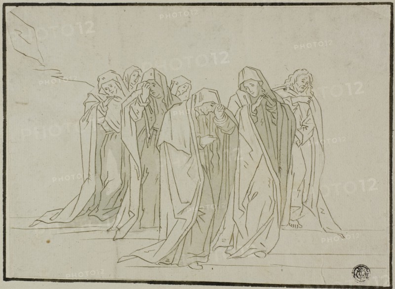 Mourning Figures, n.d.