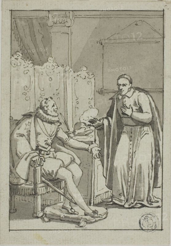 Audience of Cardinal with Henry IV, n.d.