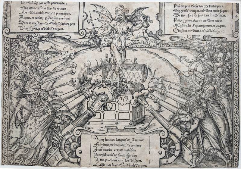 The Money Devil, second half of the 16th century. Creator: Unknown.