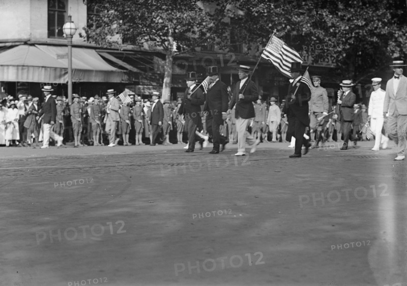 Draft Parade - C.J. Columbus; William F. Gude; Wilson; William T. Galliher, 1917.