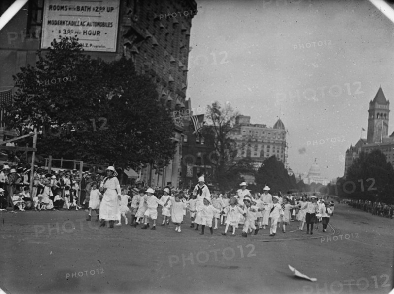 Draft Parade - Children, 1917.