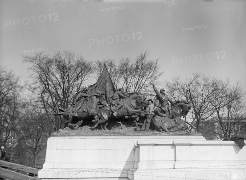 Grant Memorial at Capitol - Cavalry Group of Statuary, 1917.