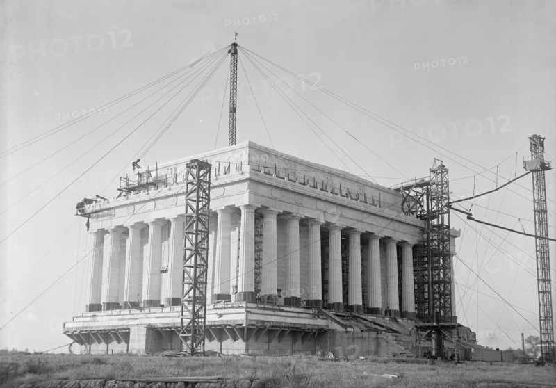 Lincoln Memorial - Under Construction, 1915.