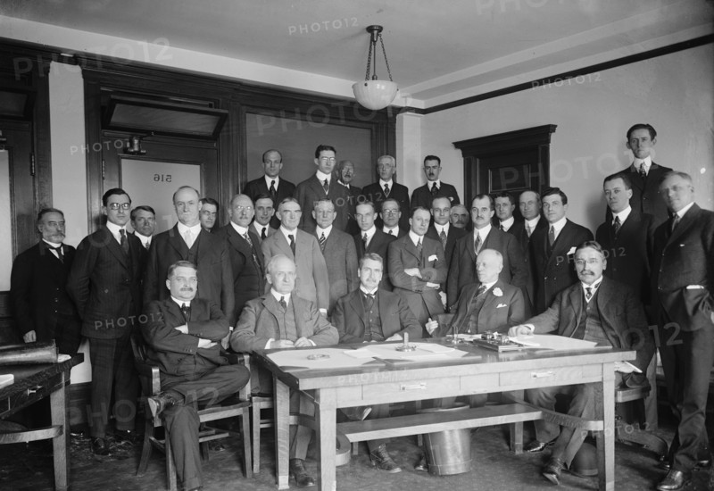 Nat. Advisory Comm. For Aeronautics - Meeting of Exec. Committee with The Aircraft Manufact..., 2017 Creator: Harris & Ewing.