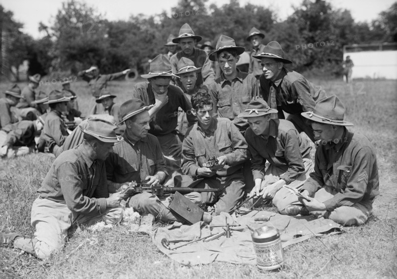 National Guard of D.C. in Camp, 1916.