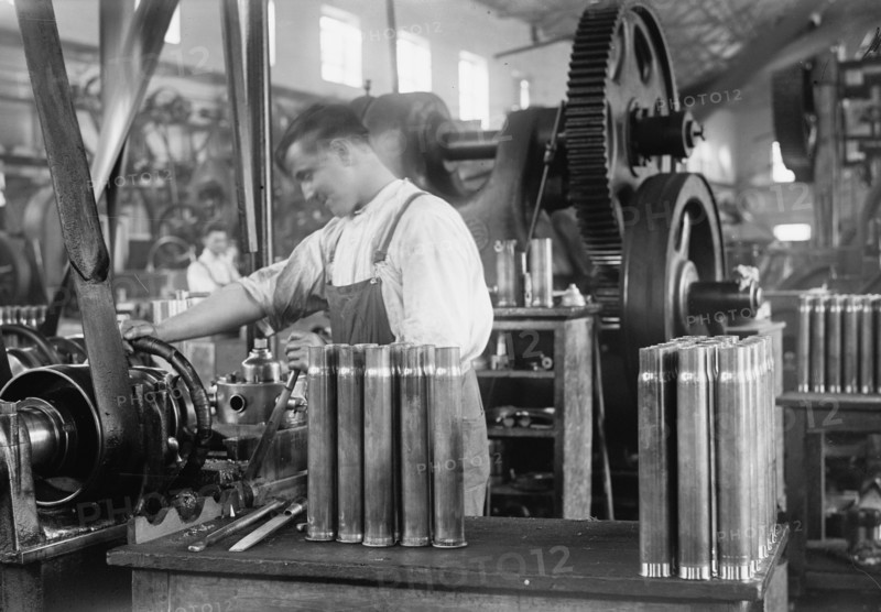 Navy Yard, U.S., Washington - Various Operations in Making C.C., 1917.